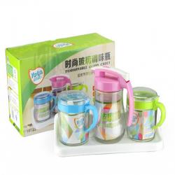 時尚玻璃調(diào)味瓶（三件套