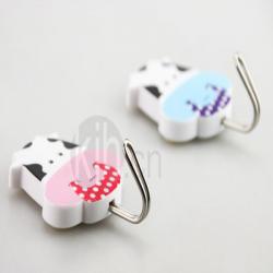 樂樂牛卡通強(qiáng)力粘鉤2