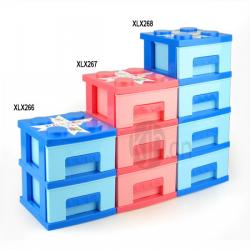 積木小層柜（正方2小、3