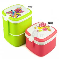 方型手提飯盒、雙層飯